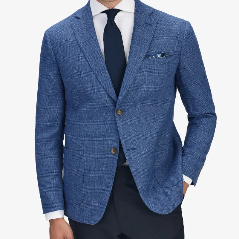 Blazers Coat Men Suits Office Double Buttons Turn Down Collar Pockets Casual Business Outerwear Blazer Suit Jacket Autumn 2025 - Image 5