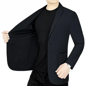 2026 Summer Men Thin Breathable Blazers Jackets High Quality Male Quick Drying Blazers Coats Man Business Casual Suits Coats 4XL